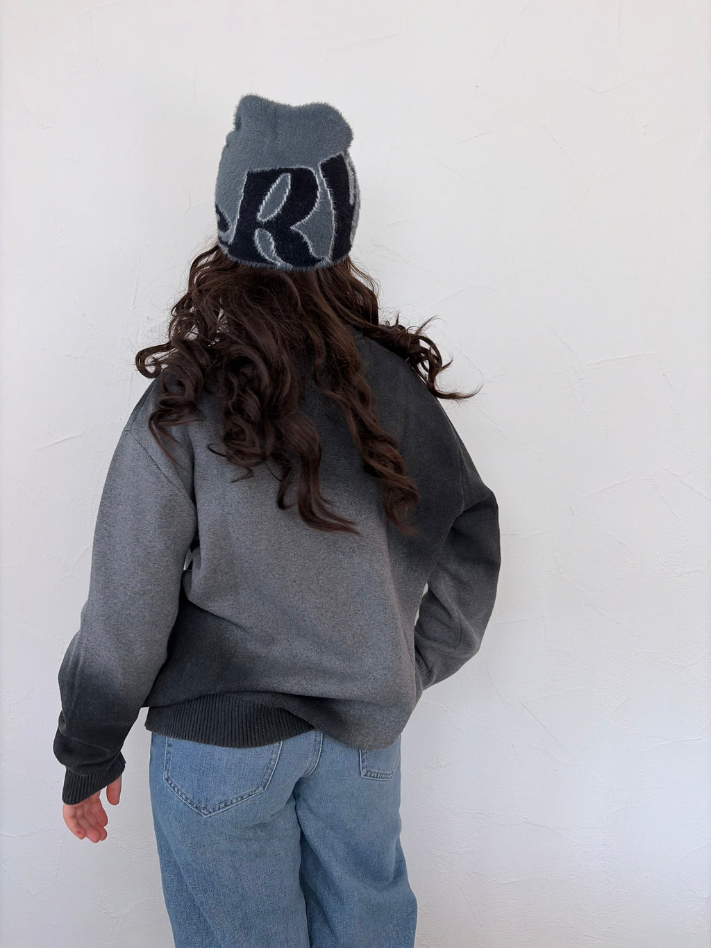 Knitted Spray Dye Sweater